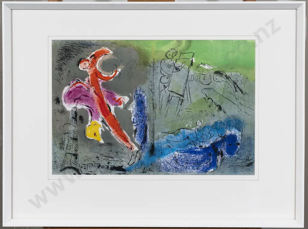 Marc Chagall (French/Russian 1887–1985) - Vision von Paris Image 1++
