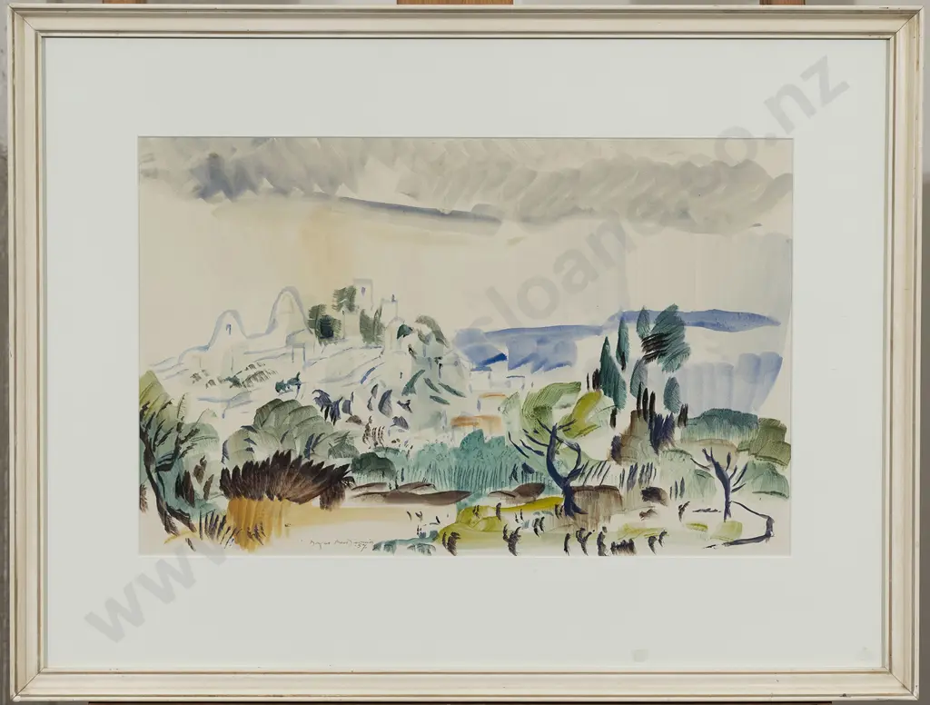 Douglas MacDiarmid (1922-2020) - Landscape with Ruins Image 1++