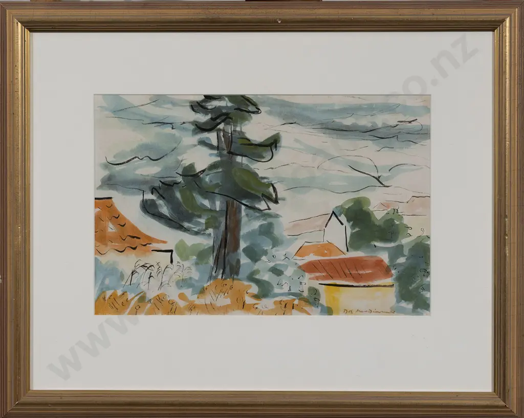Douglas MacDiarmid (1922 - 2020) - The Fir Tree Image 1++