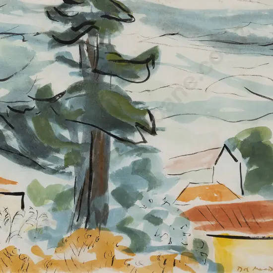 Douglas MacDiarmid (1922 - 2020) - The Fir Tree