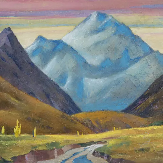 William James Reed (1908 - 1996) - Mount Aspiring