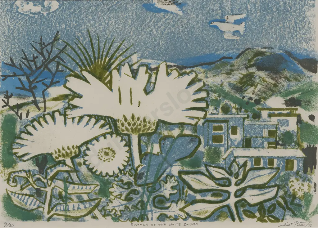 Juliet Peter (1915 - 2010) - Summer of the White Daisies Image 1++