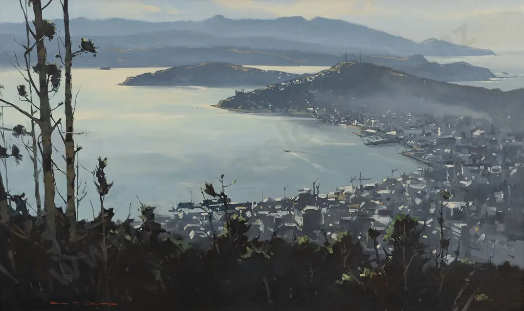John M. Crump (b 1943) - Morning Haze Image 1++