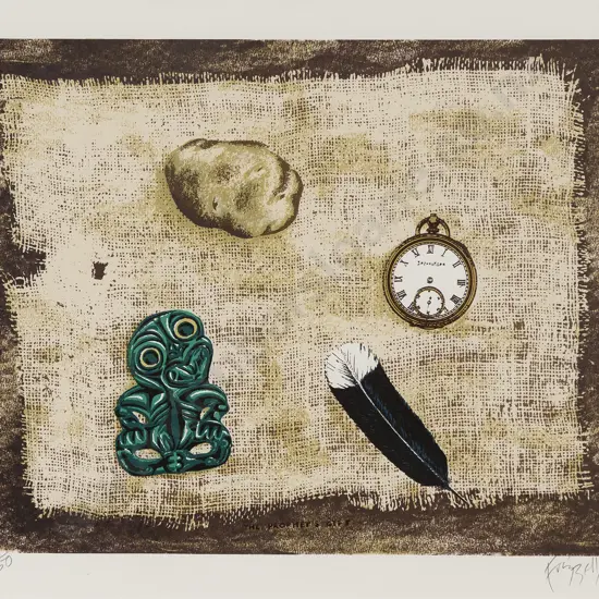 Dick Frizzell (b. 1946) - The Prophet's Gift