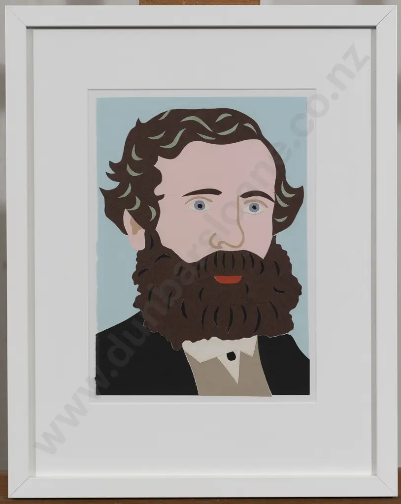 Gavin Hurley (b.1973) - Charles Heaphy in Paper Image 1++