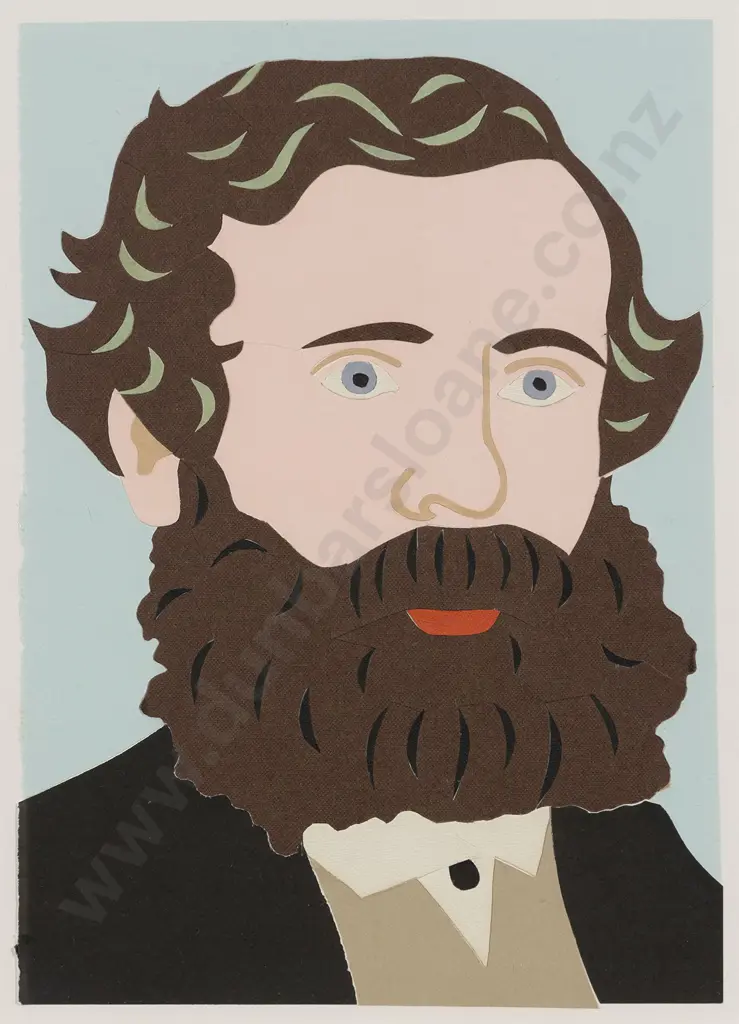 Gavin Hurley (b.1973) - Charles Heaphy in Paper Image 1++