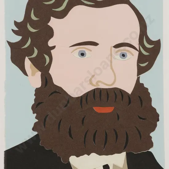 Gavin Hurley (b.1973) - Charles Heaphy in Paper