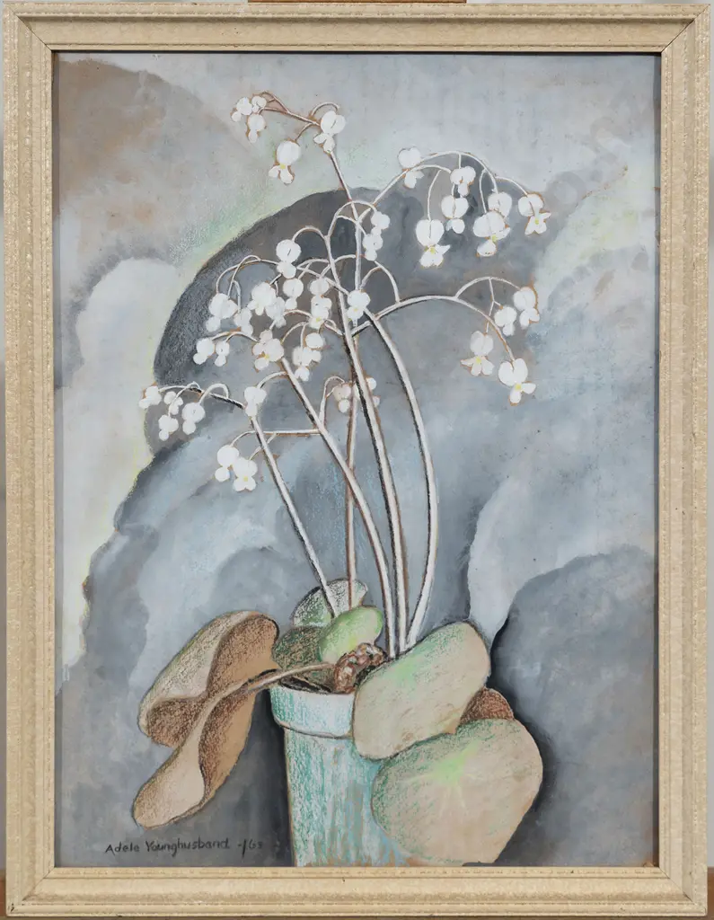 Adele Younghusband (1878-1969) - Begonia Still Life Image 1++