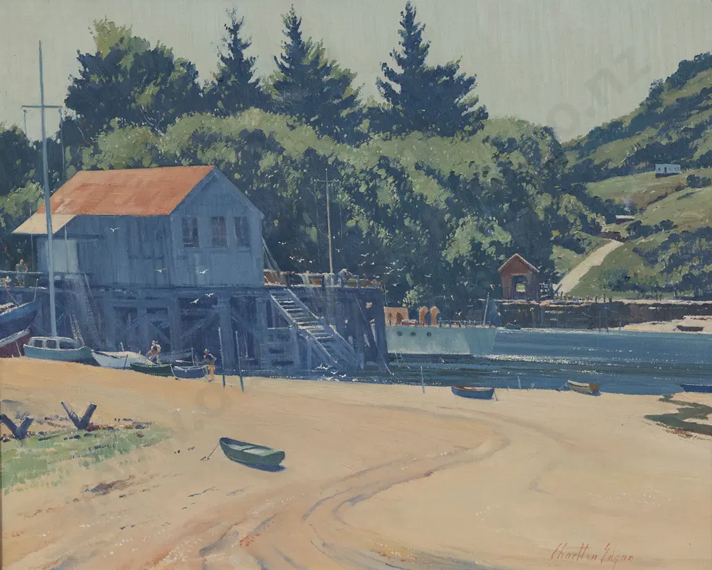 Charlton Edgar (1903 - 1976) - Kupe's Crossing Image 1++