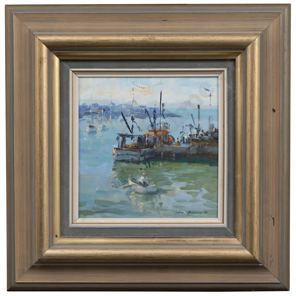 Ion Brown (b. 1942) - Inner Harbour Image 1++