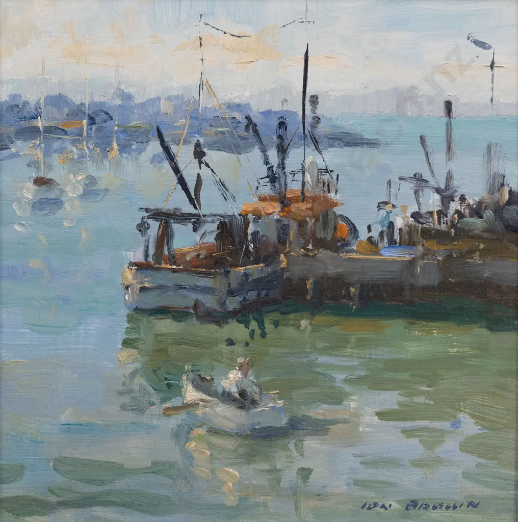 Ion Brown (b. 1942) - Inner Harbour Image 1++