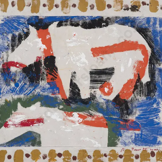 Philip Trusttum (b 1940) - Horses