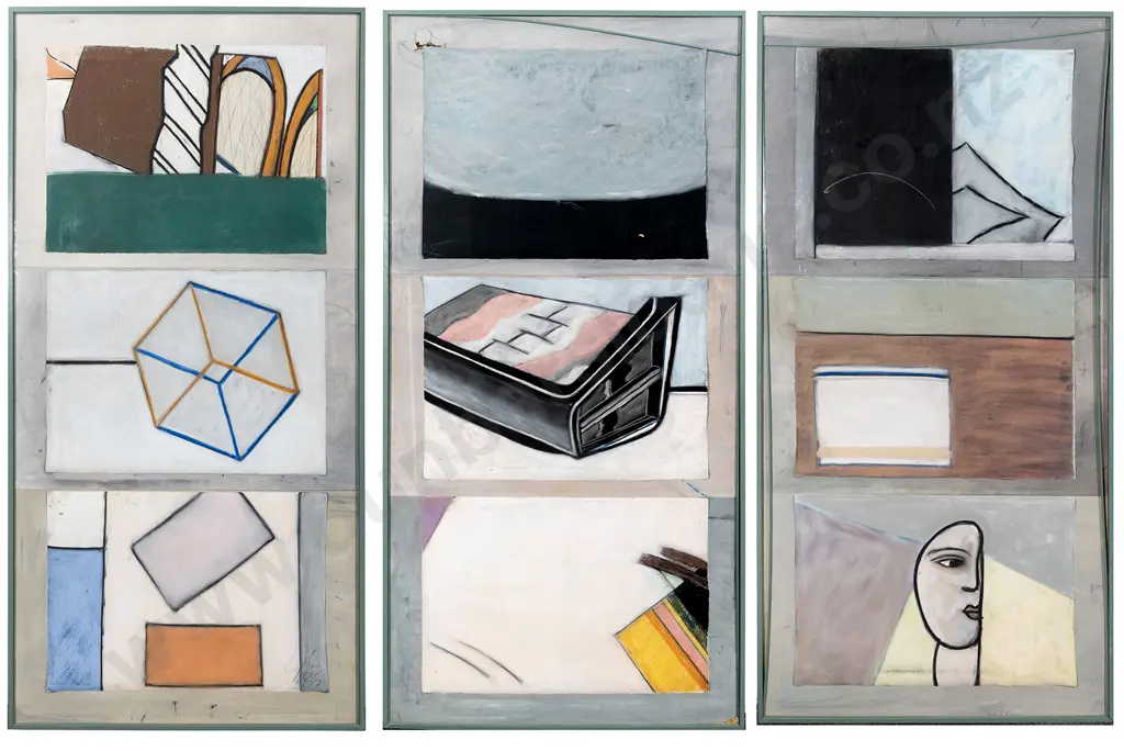 Gordon Crook (1921-2011) - Difficulty at the Beginning (triptych) Image 1++