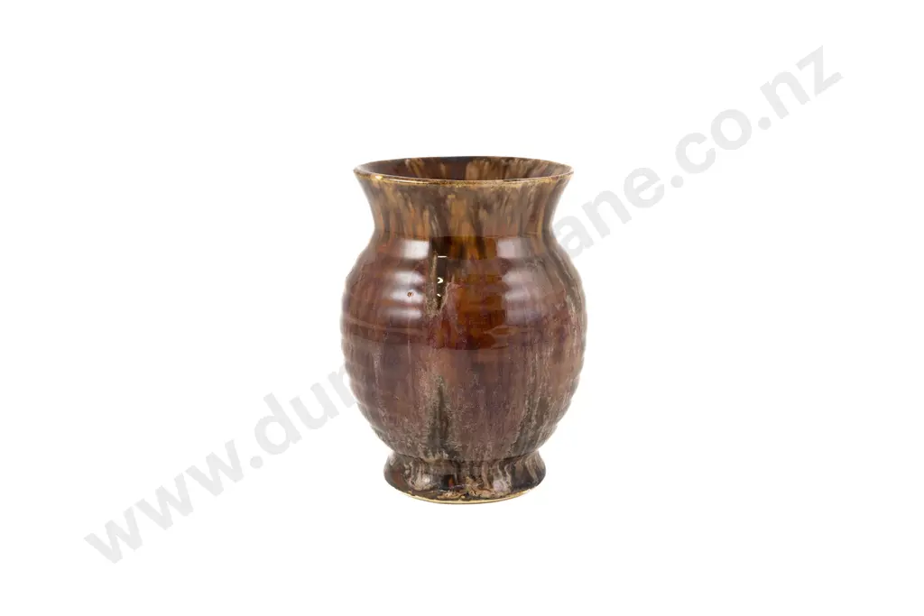 Crown Lynn Trickle Glaze Vase Image 1++