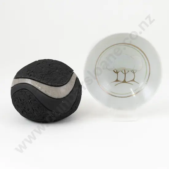 Rick Rudd Small Box and Tui Morse Miniature Bowl