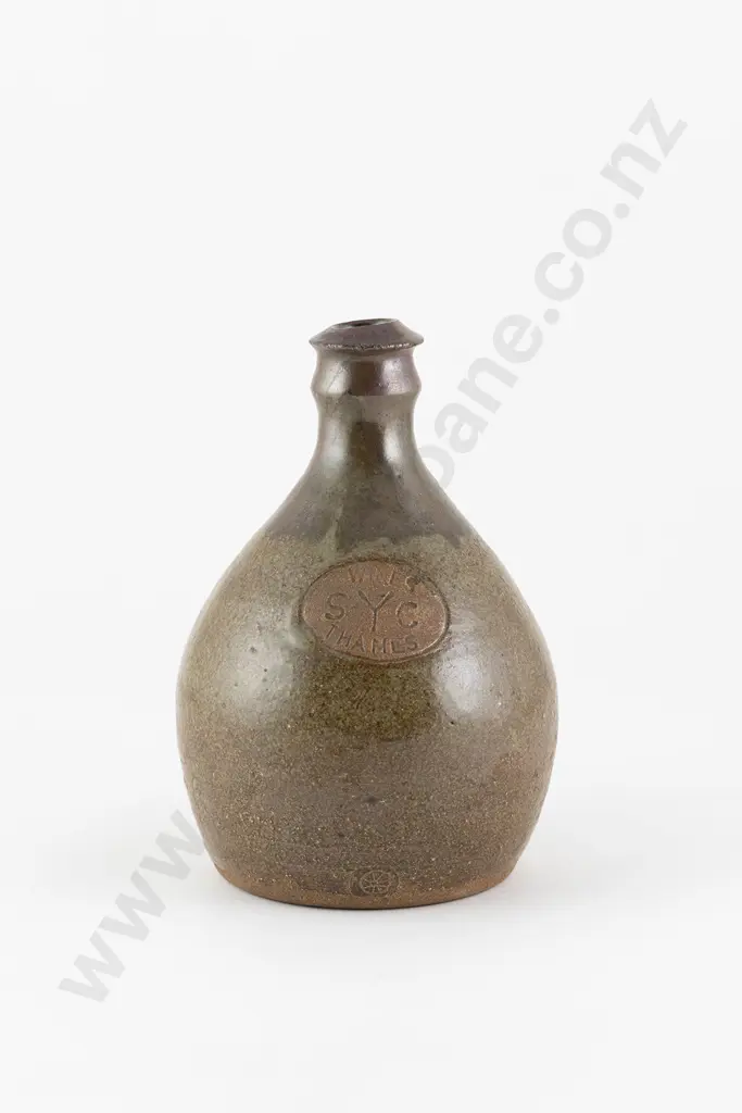 Barry Brickell 'Villa Maria' Wine Flask Image 1++