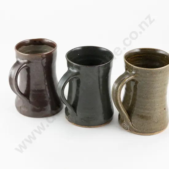 Barry Brickell Three Large Mugs