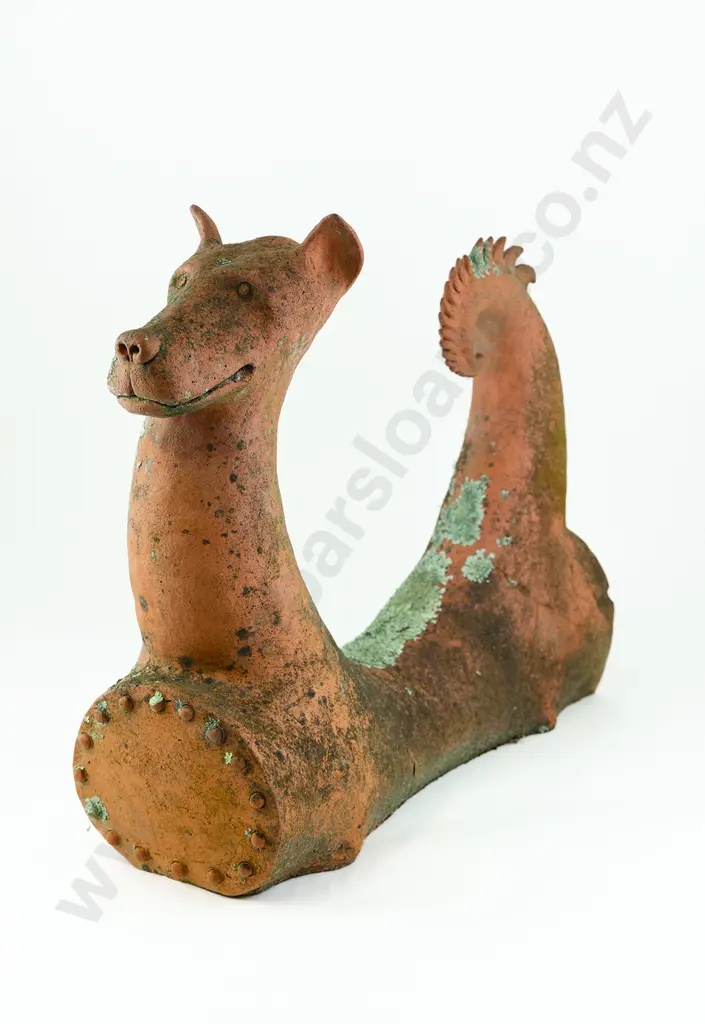 Barry Brickell Guardian Dog Sculpture Image 1++