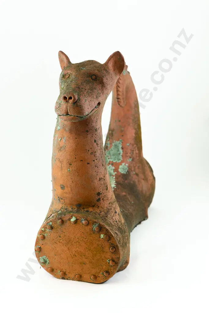 Barry Brickell Guardian Dog Sculpture Image 1++
