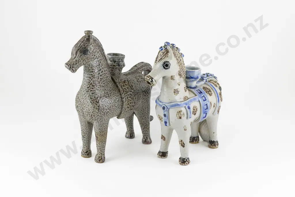 Two Juliet Peter Horse Candleholders Image 1++