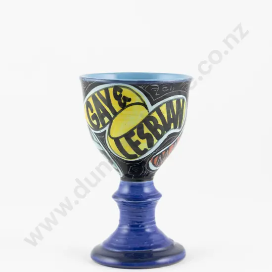 Warren Tippett Rare Mardi-Gra Goblet