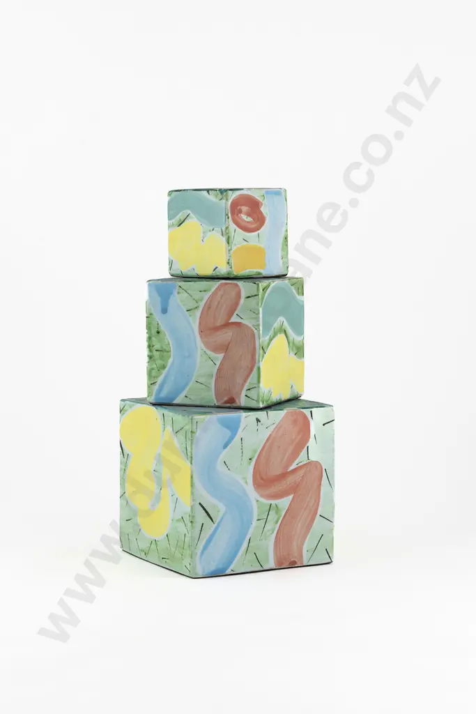 Warren Tippett Three Ceramic Cubes Image 1++