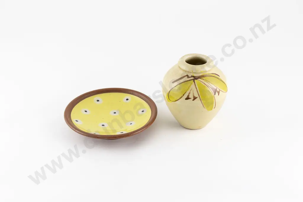Warren Tippett Small Platter and Vase Image 1++