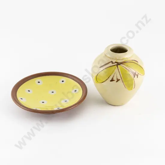 Warren Tippett Small Platter and Vase