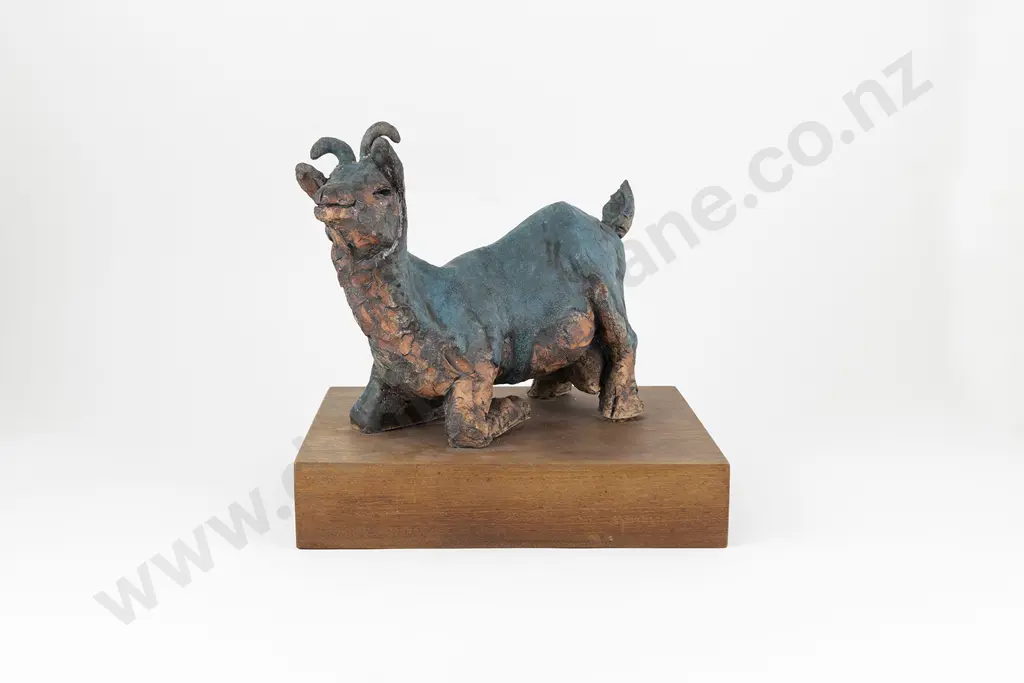 Ceramic Goat Sculpture (Attributed Muriel Moody) Image 1++