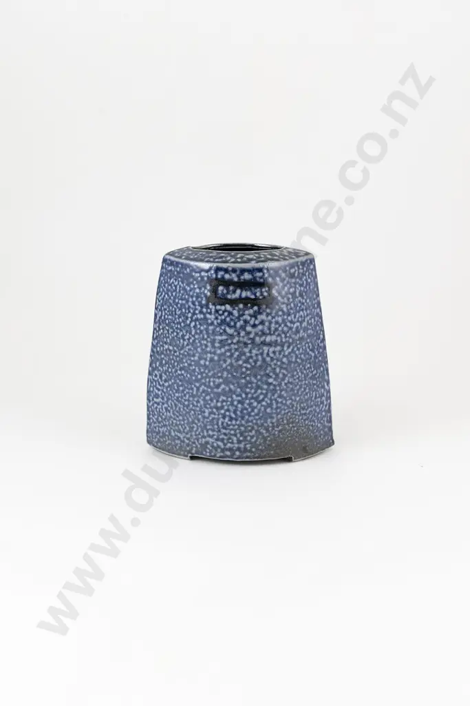 Duncan Shearer Blue Salt Glazed Vase Image 1++