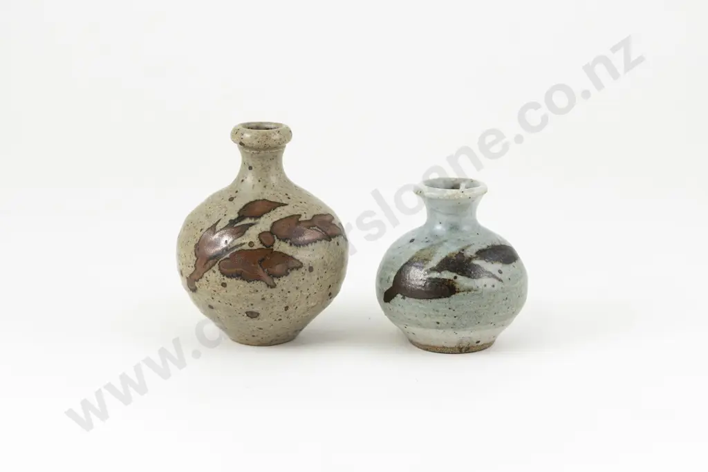 Warren Tippett Two Small Blossom Vases Image 1++
