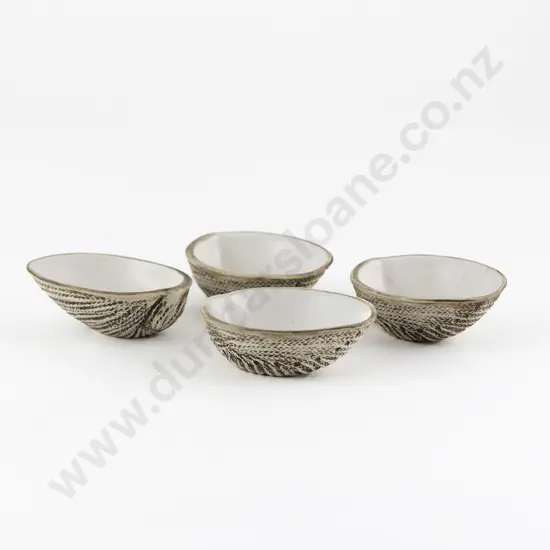 Royce McGlashen Four Small Shell Bowls
