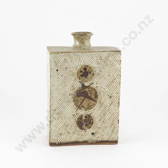 Tatsuzo Shimaoka Stoneware Bottle Vase