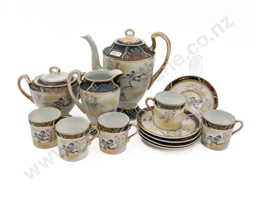 Hand Painted Part Coffee Set Image 1++