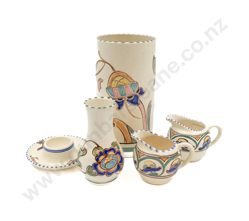 Five Pieces of Devon Pottery Image 1++