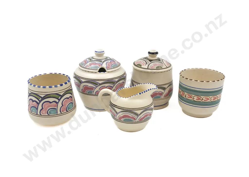 Five Pieces of Devon Pottery Image 1++