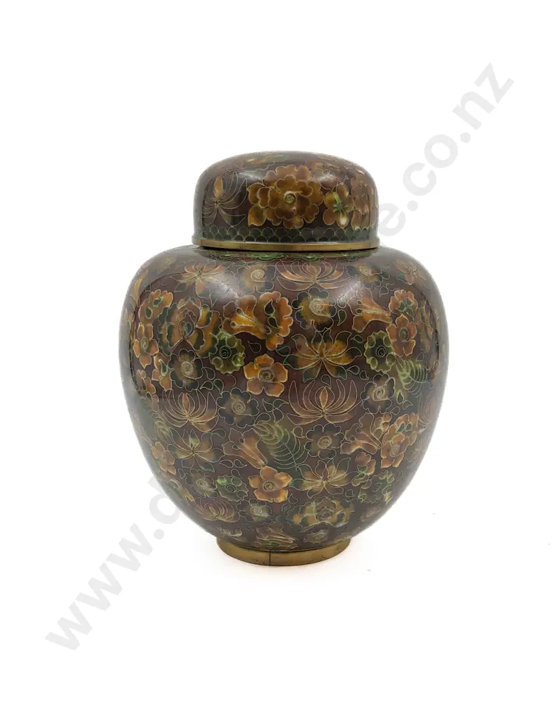 Cloisonne Ginger Jar Image 1++
