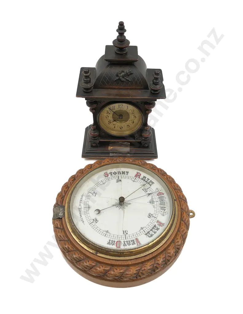 Mantel Clock & Barometer (faults) Image 1++
