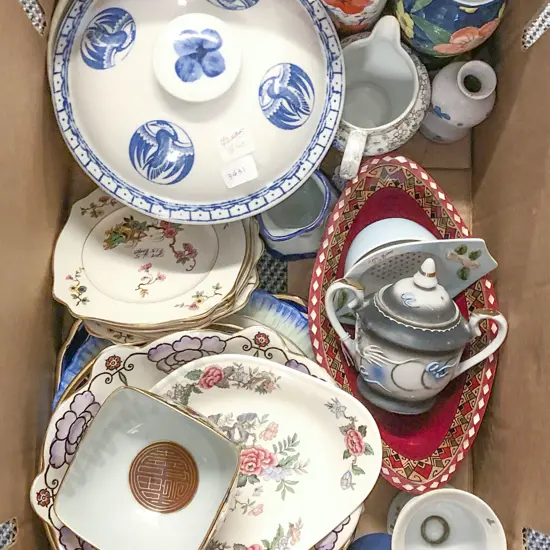 Two Boxes of Assorted China incl RD