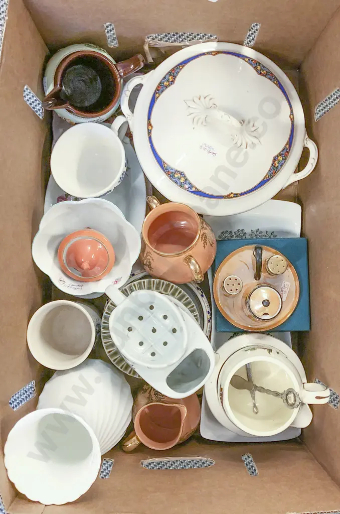 Two Boxes of Assorted China & Glassware etc Image 1++