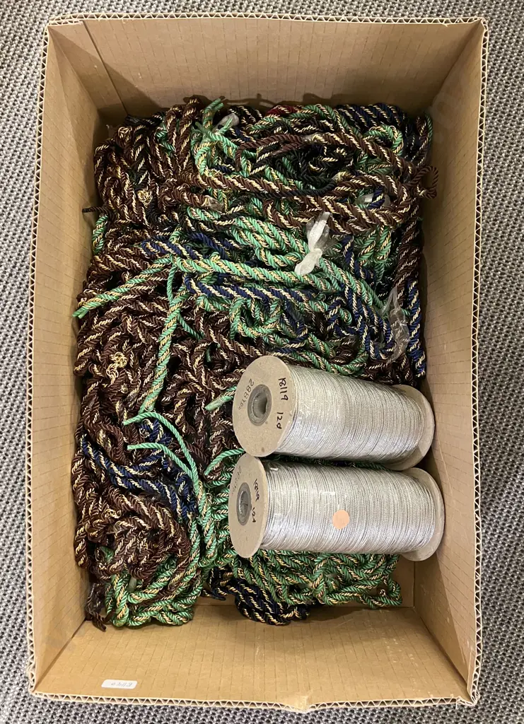 Box of Assorted Furnishing Cords Image 1++