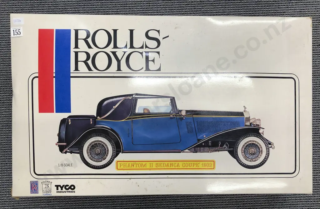 Boxed Tyco Rolls Royce Phantom II Sedanca Model Kitset 1/8 Scale Image 1++