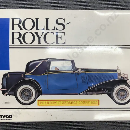 Boxed Tyco Rolls Royce Phantom II Sedanca Model Kitset 1/8 Scale