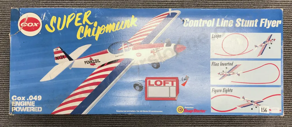 Boxed Super Chipmunk Model Plane Image 1++