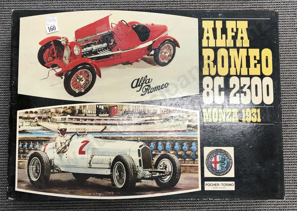 Boxed Alfa Romeo 8C 200 Monza 1931 Kitset Image 1++