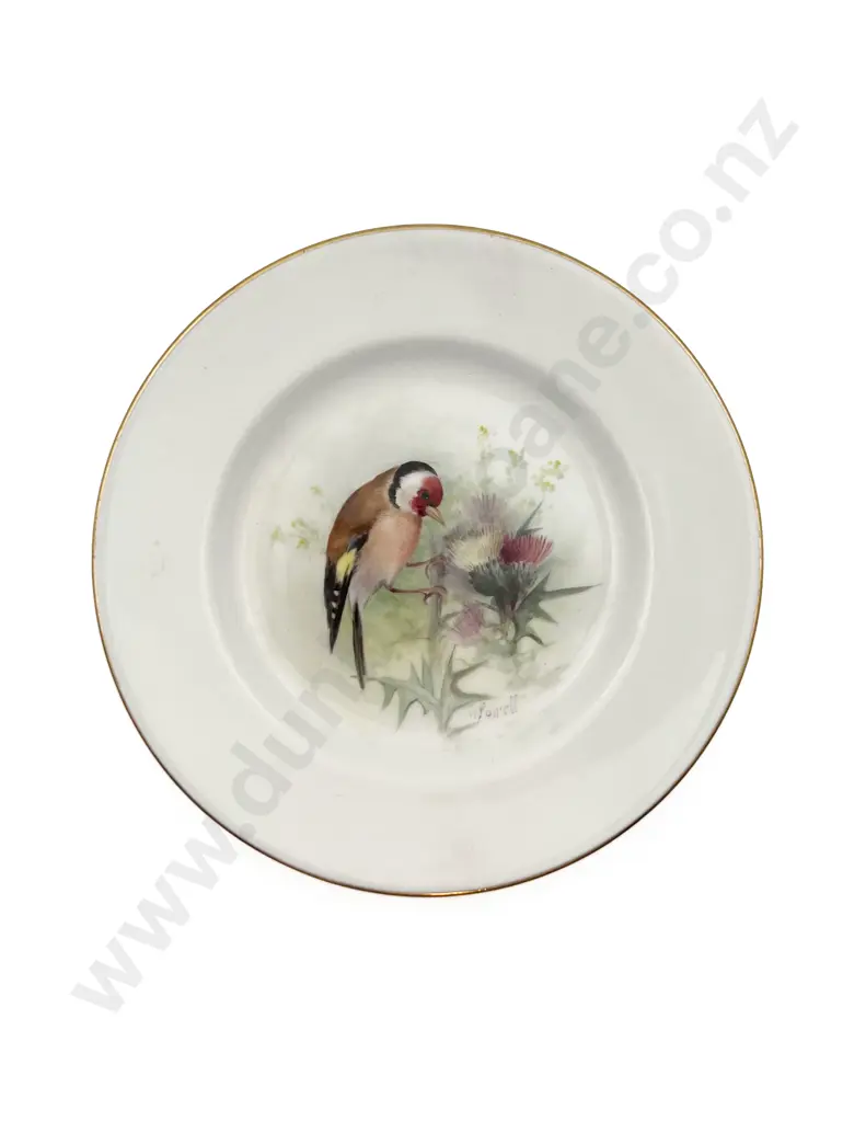 Royal Worcester Goldfinch Small Plate Image 1++