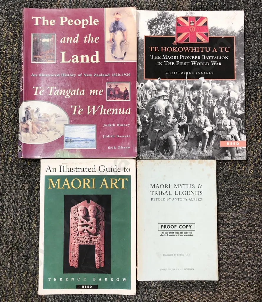 Four Maori Reference Volumes Image 1++
