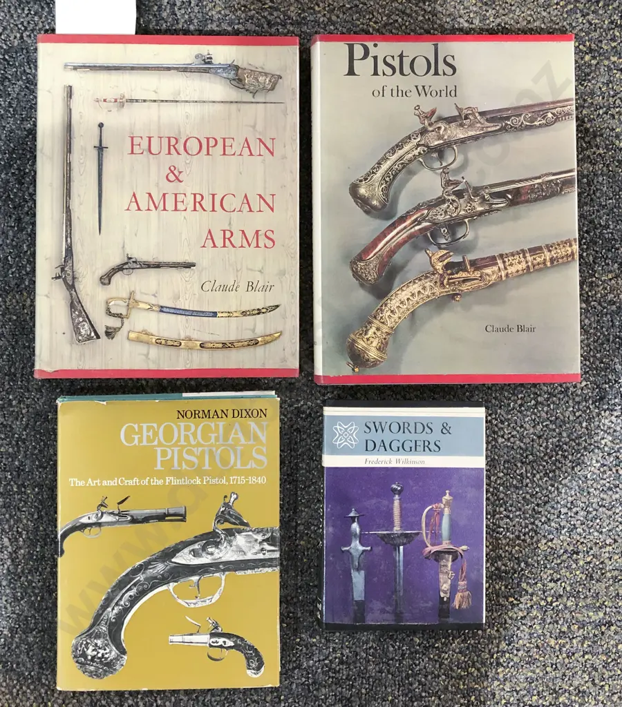 Four Vintage Weaponry Reference Volumes Image 1++