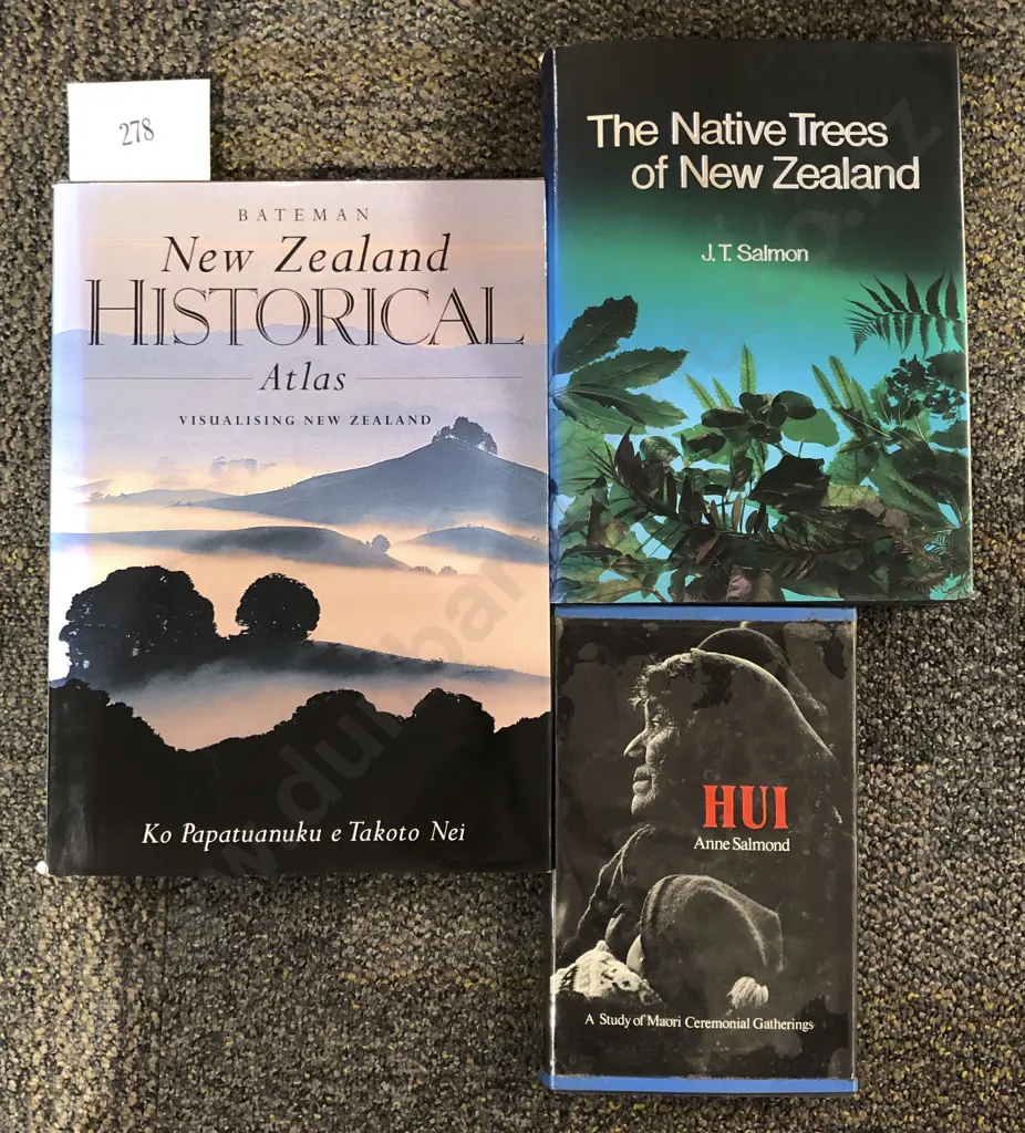 Hui - Ann Salmond together with Two NZ Reference Volumes Image 1++