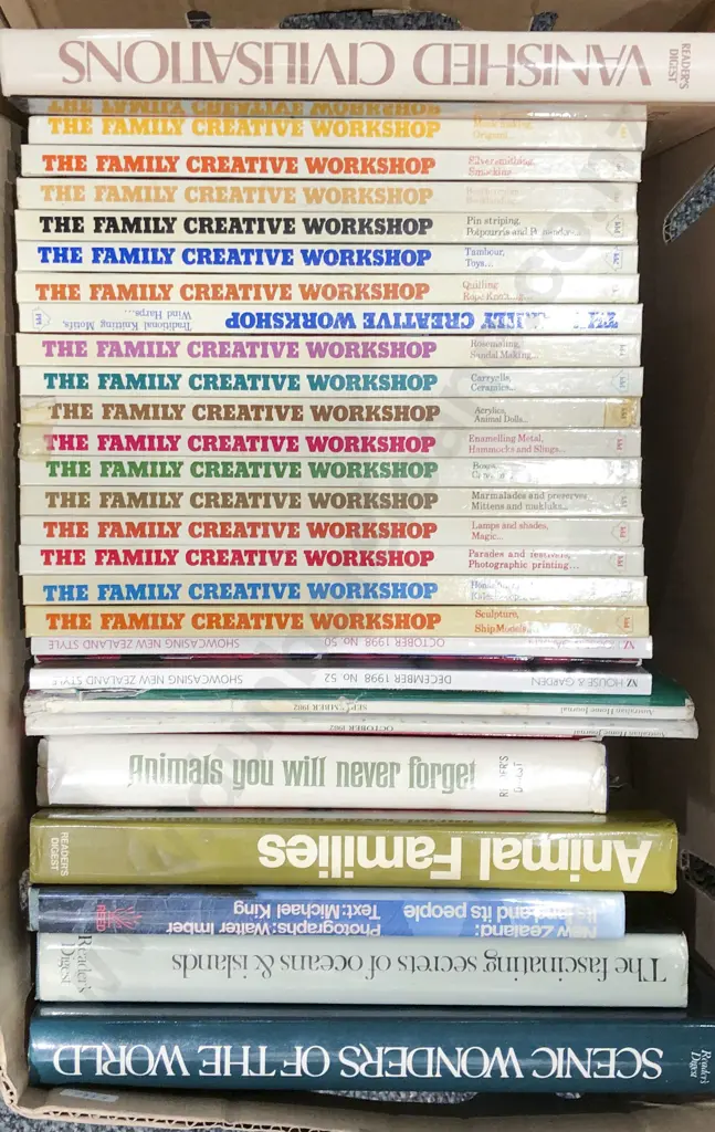 Box of Assorted Books Image 1++